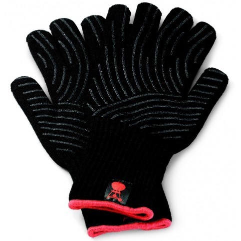 Sada grilovacích rukavic Premium – velikost L/XL, černé, žáruvzdorné