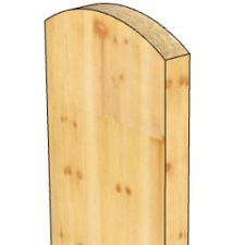 Dřevěné plotovky nelakované